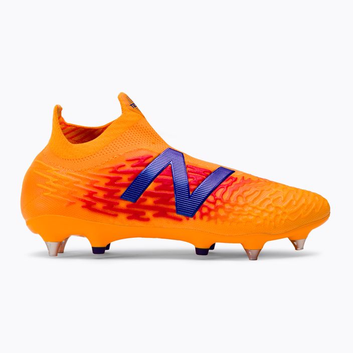 Buty piłkarskie męskie New Balance Tekela V3+ Pro SG impulse/vibrant orange 2