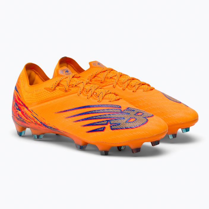 Buty piłkarskie męskie New Balance Furon v7 Pro FG impulse/vibrant orange 4