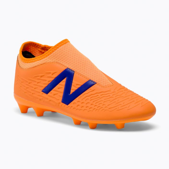 Buty piłkarskie dziecięce New Balance Tekela V3+ Magique JNR FG impulse/vibrant orange