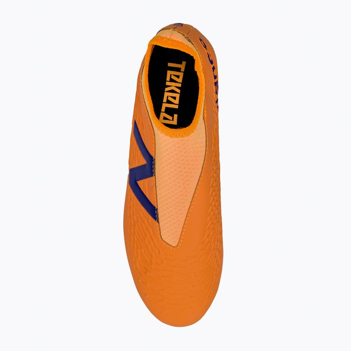 Buty piłkarskie dziecięce New Balance Tekela V3+ Magique JNR FG impulse/vibrant orange 6