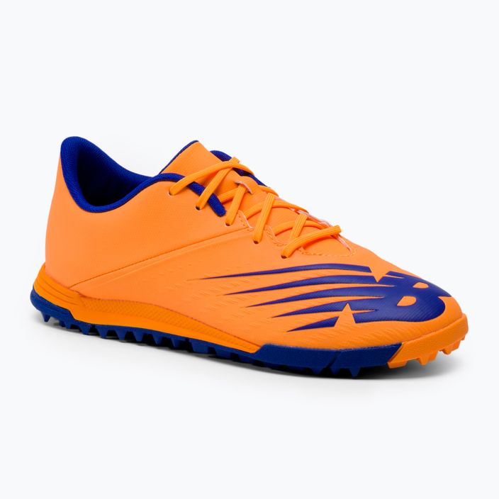 Buty piłkarskie dziecięce New Balance Furon V6+ Dispatch JNR TF impulse/vibrant orange