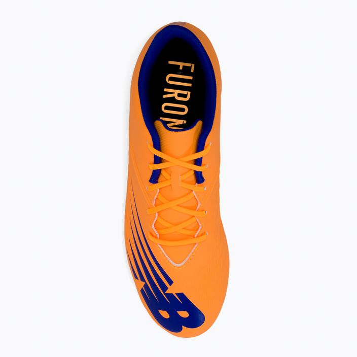 Buty piłkarskie dziecięce New BalanceFuron V6+ Dispatch JNR FG impulse/vibrant orange 6