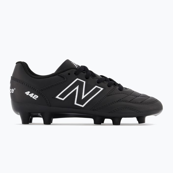 Buty piłkarskie dziecięce New Balance 442 V2 Academy FG czarne JS43FBK2.M.035 11
