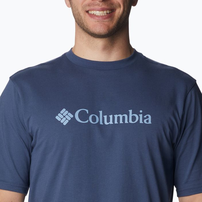 Koszulka trekkingowa męska Columbia CSC Basic Logo dark mountain/csc branded graphic 4