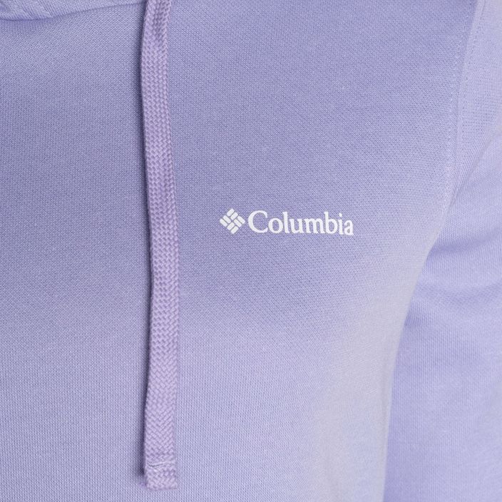 Bluza damska Columbia Trek Graphic Hooded frosted purple/white logo 6