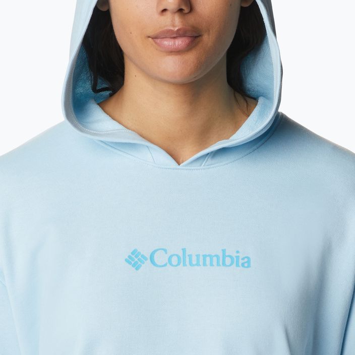 Bluza damska Columbia Logo III French Terry spring blue 4