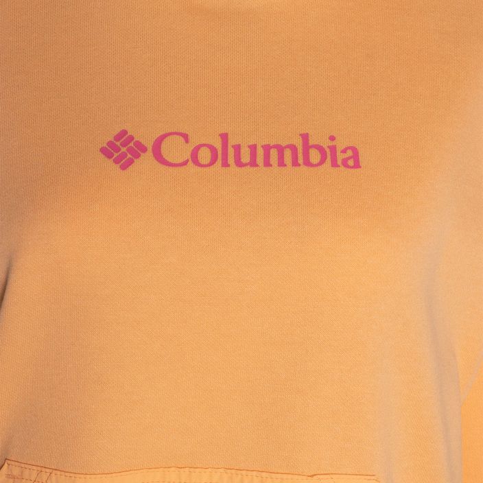 Bluza damska Columbia Logo III French Terry peach wild geranium 7