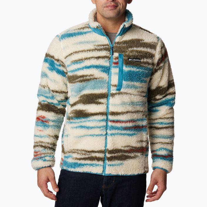 Bluza męska Columbia Winter Pass Print Fleece chalk skyscape print 4