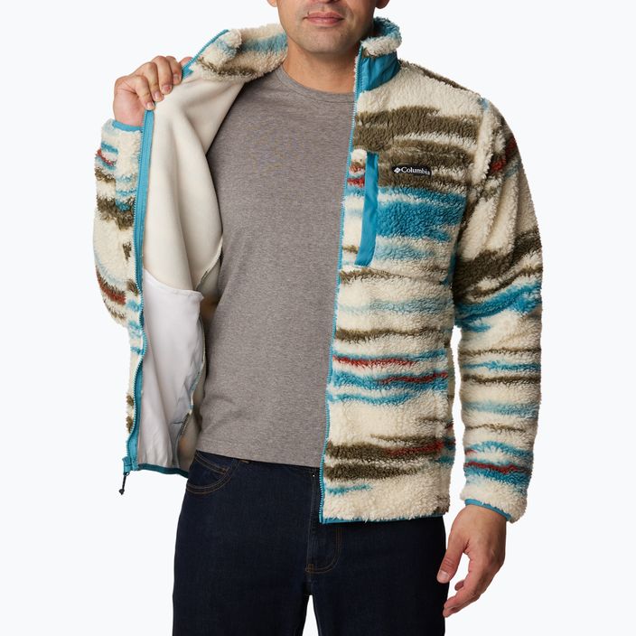 Bluza polarowa męska Columbia Winter Pass Print Fleece chalk skyscape print 5