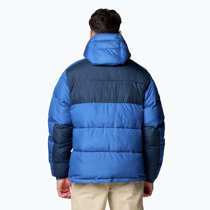 Kurtka męska Columbia Pike Lake II Hooded mountain blue/ collegiate navy 3