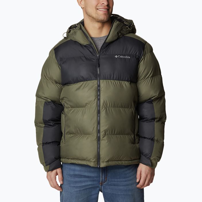 Kurtka puchowa męska Columbia Pike Lake II Hooded stone green/ shark 399 4