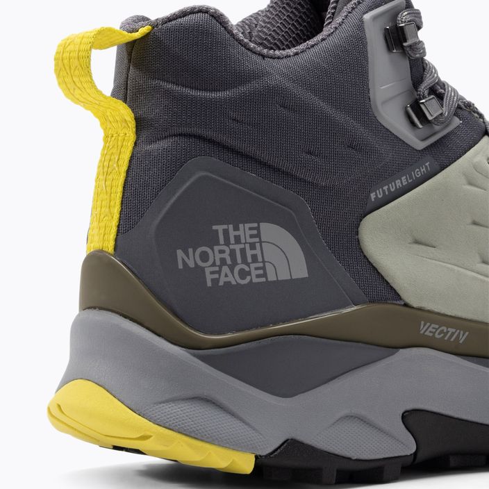 Buty turystyczne męskie The North Face Vectiv Exploris Mid Futurelight Leather tea green/grey 7