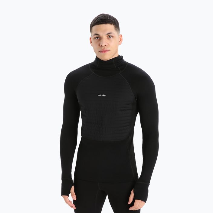 Bluza trekkingowa męska icebreaker ZoneKnit Insulated black