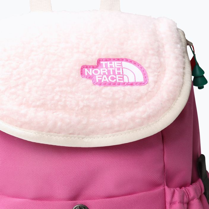 Plecak miejski dziecięcy The North Face Mini Explorer 10 l super pink/purdy pink/gardenia white 3