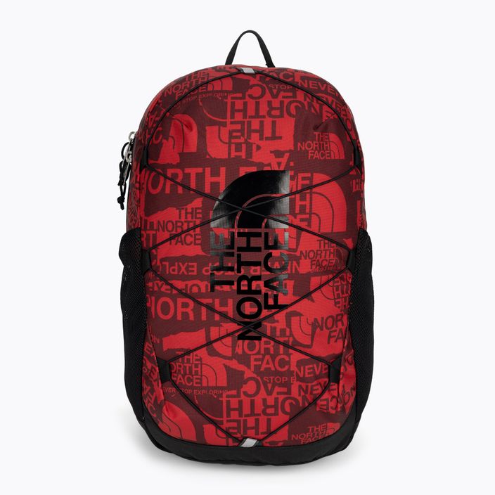 Plecak miejski dziecięcy The North Face Court Jester 24,6 l red brand proud print/black