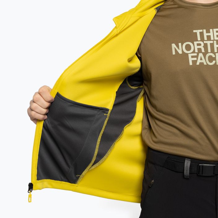 Bluza trekkingowa męska The North Face AO Midlayer FZ acid yellow/asphalt grey 8