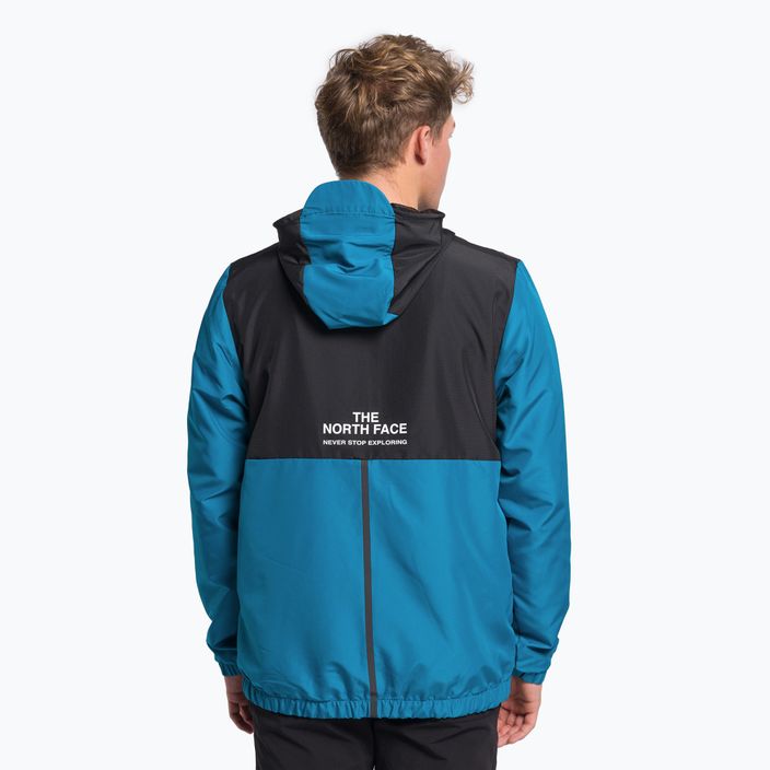 Kurtka przeciwwiatrowa męska The North Face MA Wind Anorak banff blue/black 4