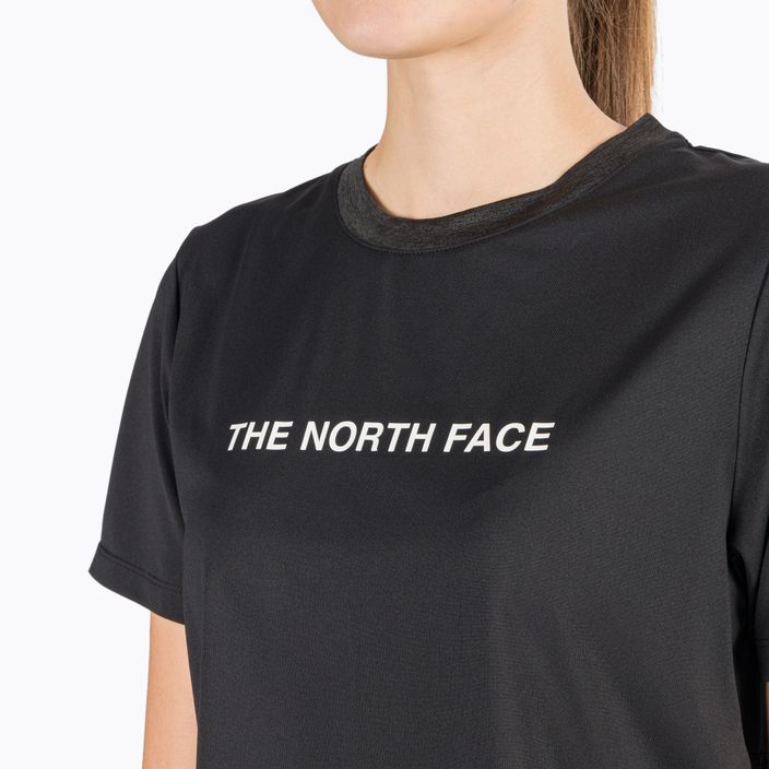Koszulka trekkingowa damska The North Face MA black/black hthr 5