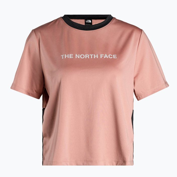 Koszulka trekkingowa damska The North Face MA rose dawn/black heather 7