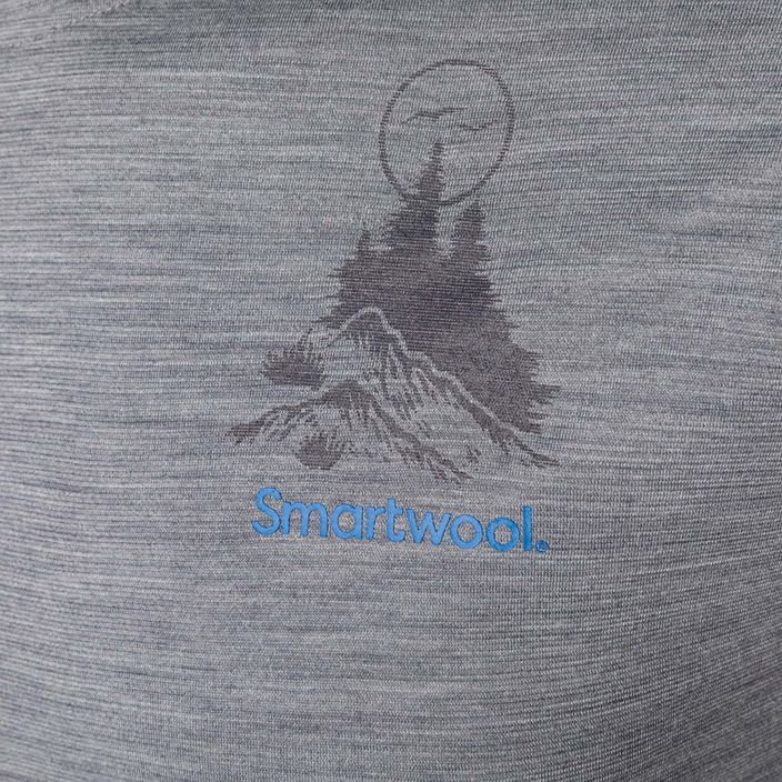 Koszulka trekkingowa męska Smartwool Wilderness Summit Graphic Tee jasnoszara SW016673545 6