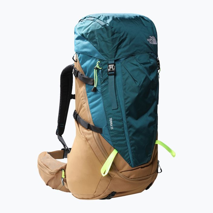 Plecak trekkingowy The North Face Terra 55 l blue coral/utility brown/led yellow