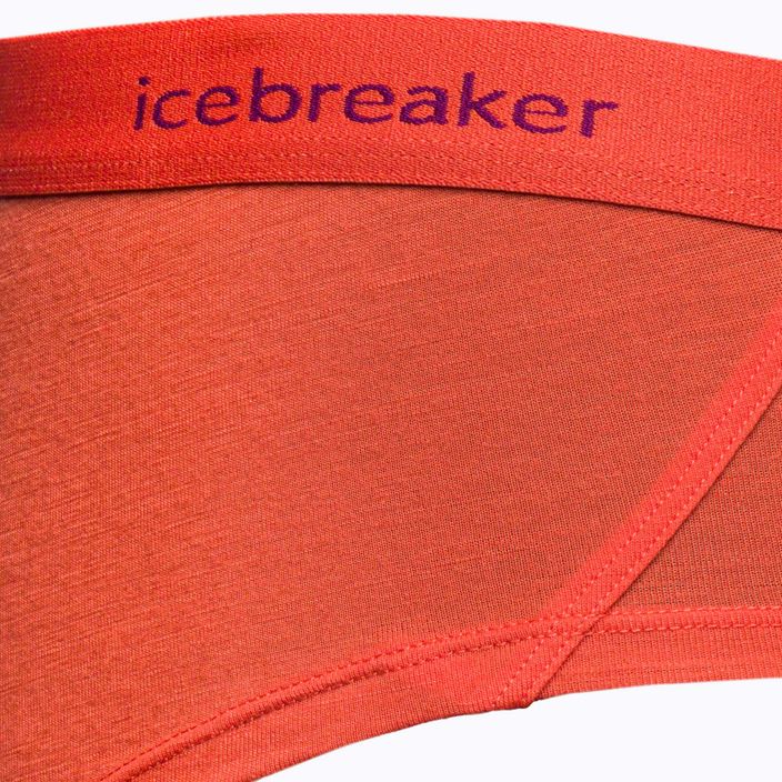 Bokserki termoaktywne damskie icebreaker Sprite Hot red 3