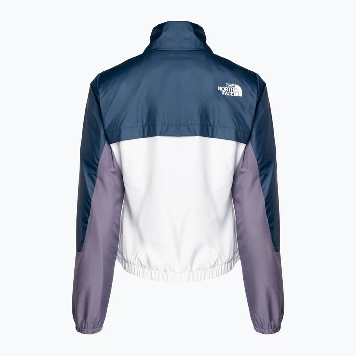 Kurtka przeciwwiatrowa damska The North Face Mountain Athletics Wind Full Zip white/lunar slate/blue 2