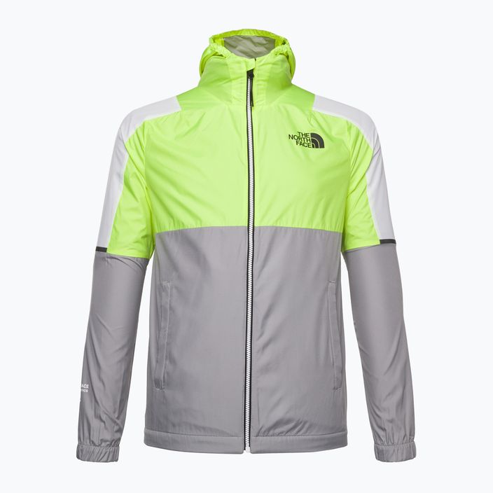 Kurtka przeciwwiatrowa męska The North Face Mountain Athletics Wind Full Zip meld grey/led yellow 4