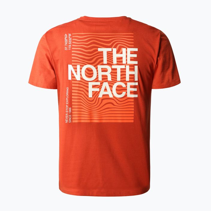 Koszulka trekkingowa męska The North Face Foundation Graphic rusted bronze 2
