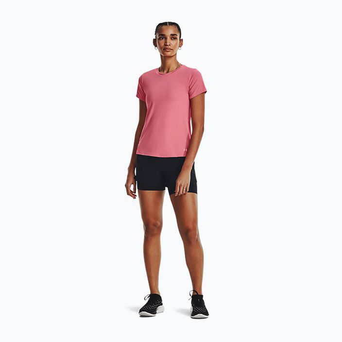 Koszulka do biegania damska Under Armour Iso-Chill Laser bittersweet pink/bittersweet pink/reflective 2
