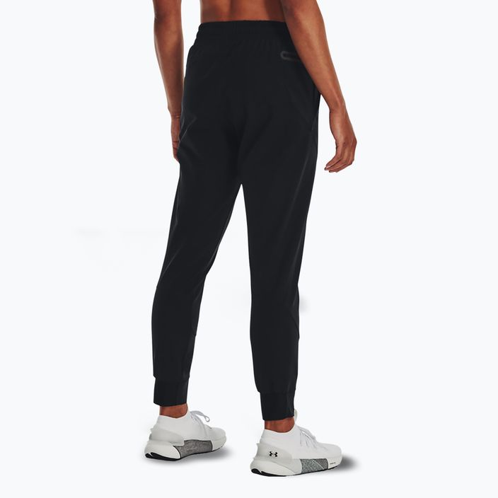 Spodnie treningowe damskie Under Armour Unstoppable Jogger black/black 3