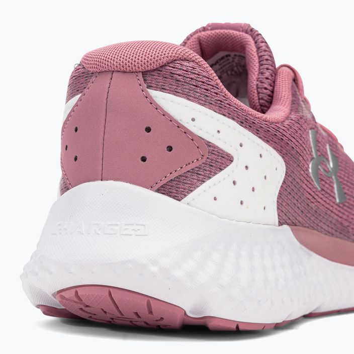 Buty do biegania damskie Under Armour W Charged Rogue 3 Knit pink elixir/white/metallic silver 8