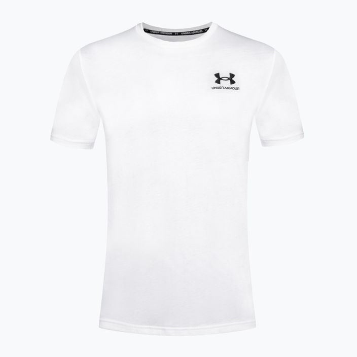 Koszulka męska Under Armour Logo Emb Heavyweight white/black 4