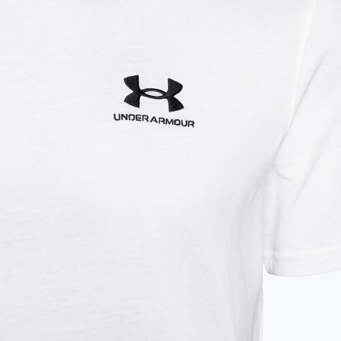 Koszulka męska Under Armour Logo Emb Heavyweight white/black 6