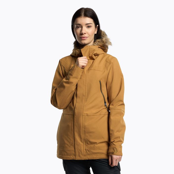 Kurtka snowboardowa damska Volcom Shadow Ins Caramel H0452306