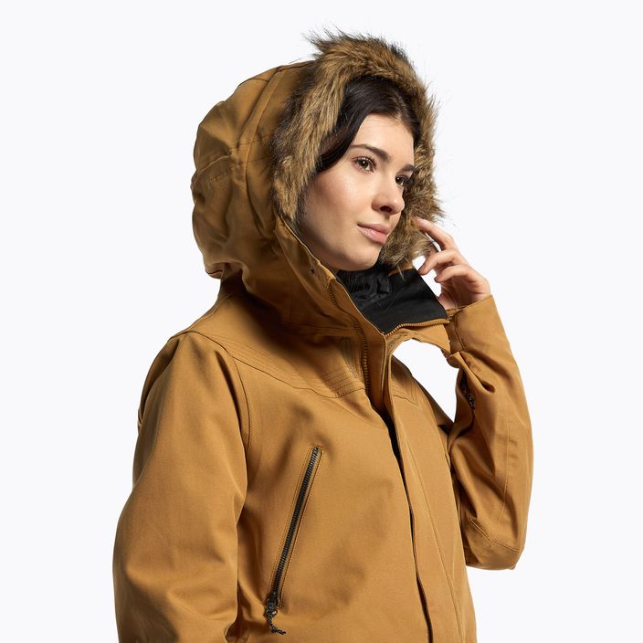 Kurtka snowboardowa damska Volcom Shadow Ins Caramel H0452306 4