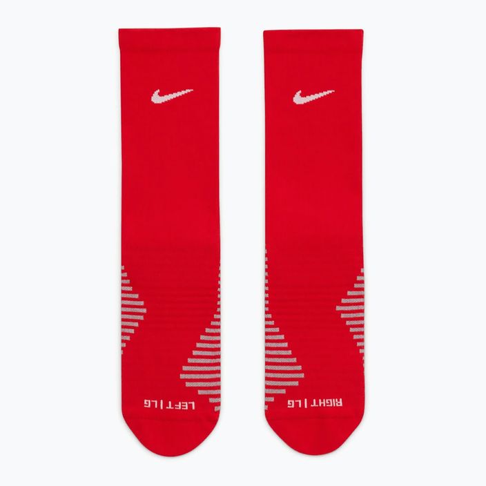 Skarpety piłkarskie Nike Strike Soccer Crew university red/white 2