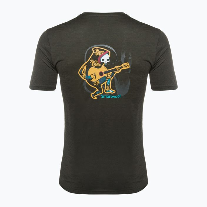 Koszulka trekkingowa męska Smartwool Memory Quilt Graphic Tee Guitar czarna SW016834K48 5