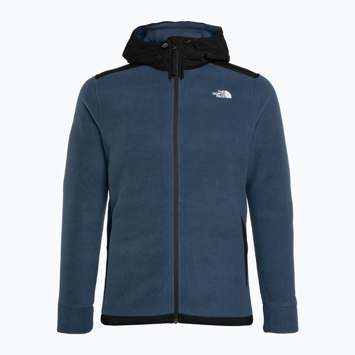 Bluza polarowa męska The North Face Alpine Polartec 200 FZ Hooded granatowa NF0A7UJ7MPF1