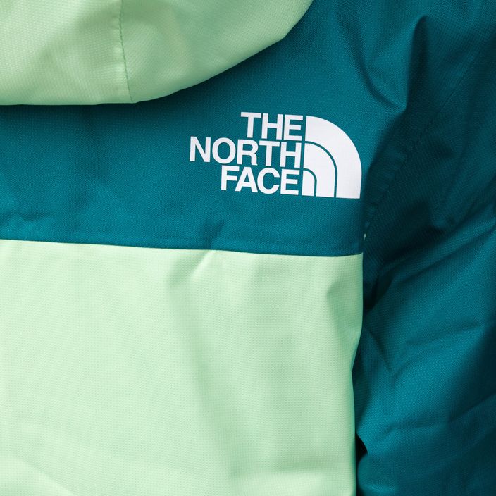 Kurtka narciarska dziecięca The North Face Teen Snowquest Plus Insulated patina green 6