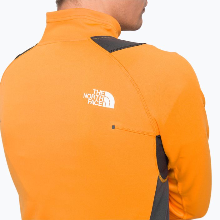 Bluza trekkingowa męska The North Face AO Midlayer FZ cone orange/asphalt grey 5