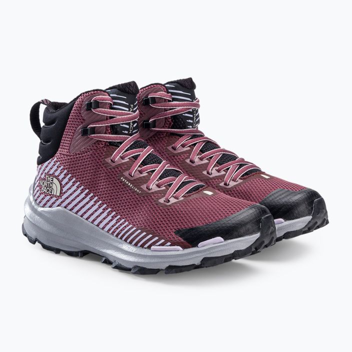 Buty turystyczne damskie The North Face Vectiv Fastpack Mid Futurelight wild ginger/lavender fog 5