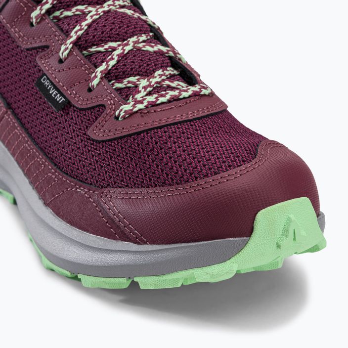 Buty trekkingowe dziecięce The North Face Fastpack Hiker Mid WP red violet/wild ginger 7