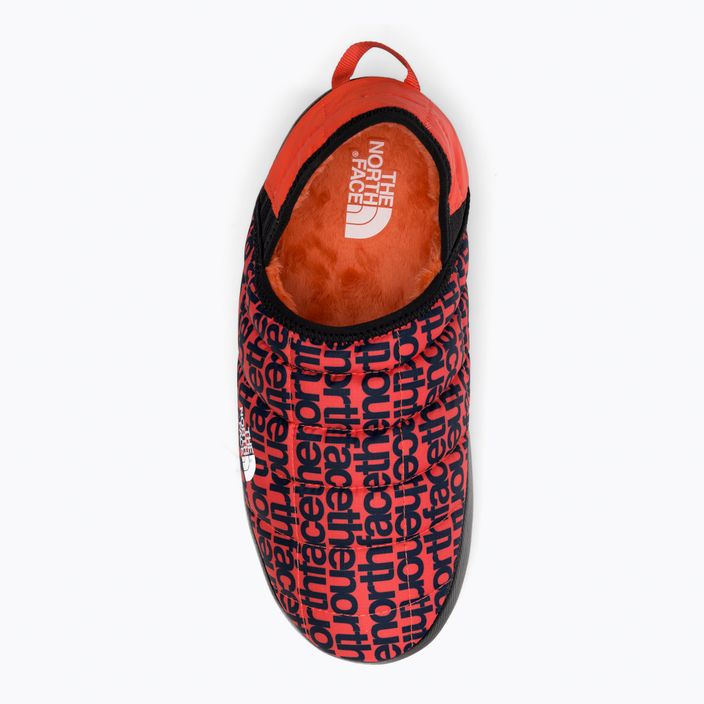 Kapcie damskie The North Face Thermoball Traction Mule V retro orange lowercase print/dusty coral 6