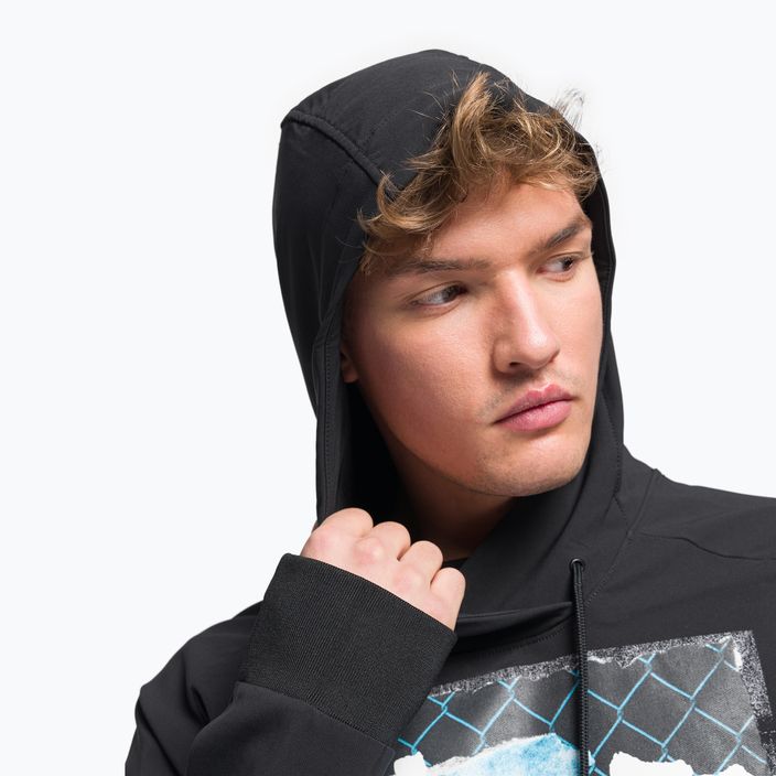 Kurtka softshell męska The North Face Printed Tekno Hoodie czarna NF0A7ZUHKY41 5
