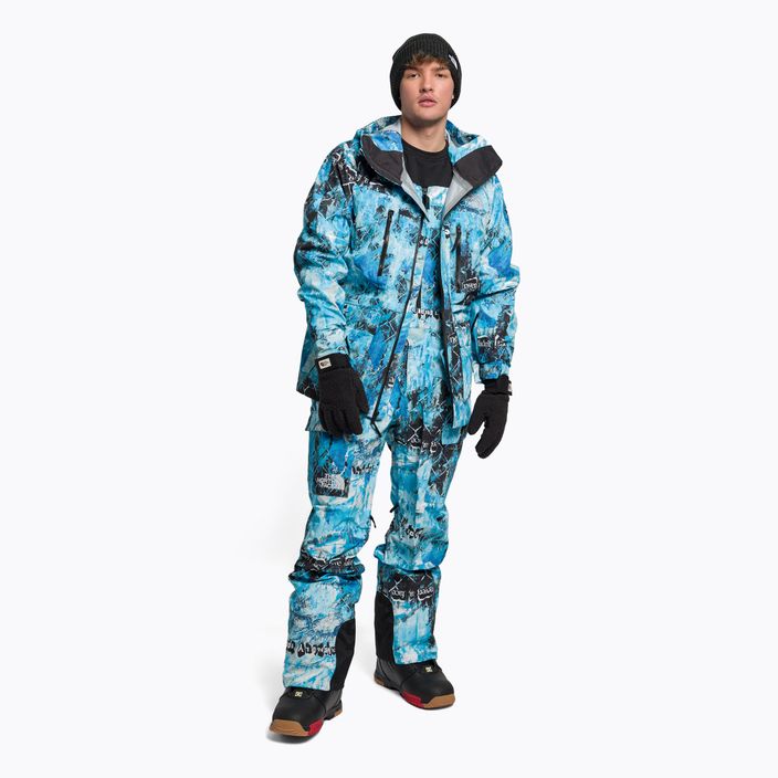 Kurtka snowboardowa męska The North Face Printed Dragline norse blue 2