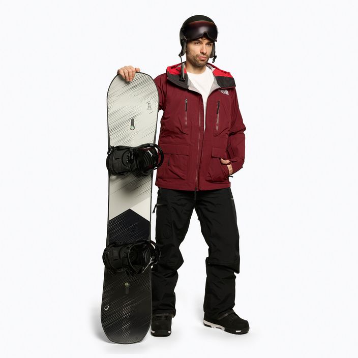 Kurtka snowboardowa męska The North Face Dragline cordovan/red 9