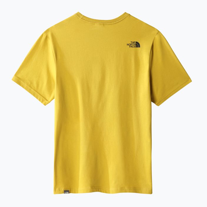 Koszulka trekkingowa męska The North Face Easy żółta NF0A2TX376S1 9