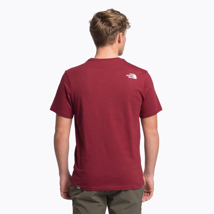Koszulka trekkingowa męska The North Face Easy czerwona NF0A2TX36R31 4
