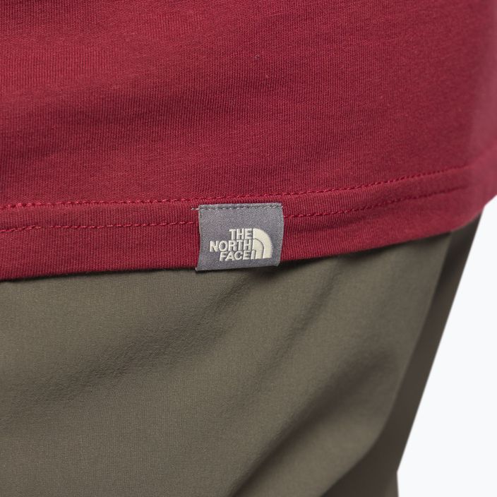 Koszulka trekkingowa męska The North Face Easy czerwona NF0A2TX36R31 7